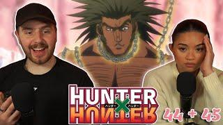 KURAPIKA CAPTURES UVO - Hunter X Hunter Episode 44 + 45 REACTION + REVIEW