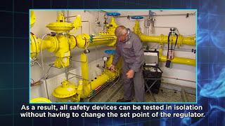 PLEXOR Inspection system for gas pressure regulating stations