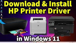 How to Download & Install any HP Printer Driver in Windows 11