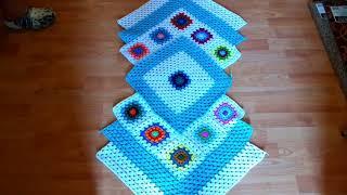 Mantel oh camino de mesa tejido a Crochet paso a paso facil and rapido