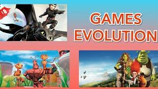 Dreamworks Games Evolution  Evolução dos jogos da Dreamworks 1999- 2019