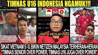 Timnas U16 Ngamuk Sikat Vietnam 5-0 Sampai Bikin Netizen Malaysia Terheran-Heran