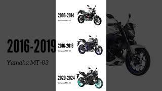 Wich Yamaha MT-03 model do you prefer? #yamaha #mt03 #bike #motorcycle #motorsport #shorts