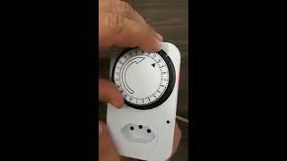 Como funciona - Timer analógico - 24 housers - YTS-B - Time Switch.