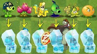 Best 32 Plants Battlez - Frozen Zombies - Who Will Win? - Pvz 2 Plant Vs Plant