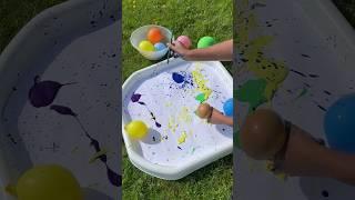 Paint splatter tuff tray art activity for kids  Early Years Resources #tufftray #shorts