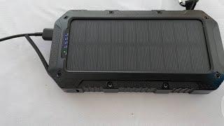 Solar Power Bank 36800mAh Portable Solar Charger REVIEW