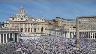 Holy Mass with Pope Francis the Canonisation of 10 Saints from St. Peters Square 15 May 2022 HD