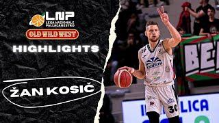 Žan Kosič Highlights 202324  Italy - Serie B Nazionale  Fulgor Basket Omegna