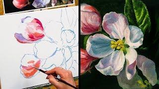 EASY WAY TO PAINT FLOWERS