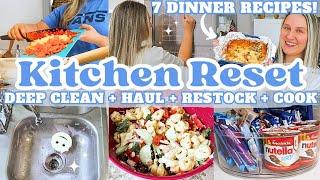 MAJOR KITCHEN RESET + COOK + DEEP CLEAN + ORGANIZE  EXTREME CLEANING MOTIVATION  MarieLove