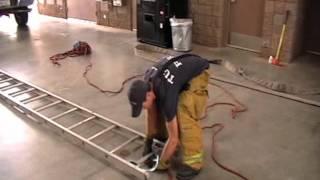 Hoisting a Straight Ladder