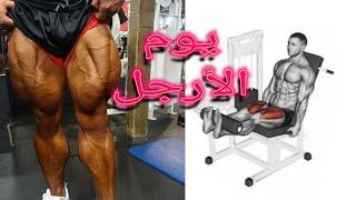 تمارين الأرجل حصة كاملة لعضلة الأرجل  leg day