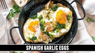 Spanish Garlic Eggs  Possibly the BEST Fried Eggs Recipe