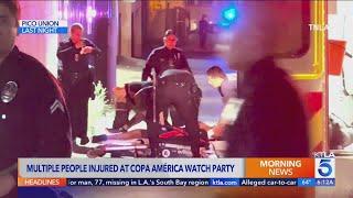 Multiple people stabbed at Copa América watch party in Los Angeles 