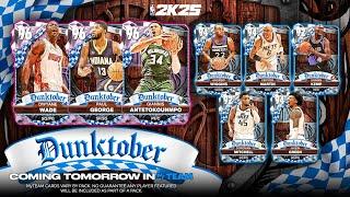 PD GIANNIS PG13 DWADE AND MORE IN AN INSANE DUNKTOBER DROP TMRW IN NBA 2K25 MyTEAM