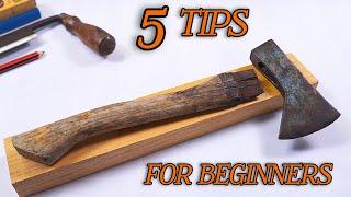 Want to Carve an Axe handle? Watch this before you start