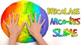 Como fazer Slime de arco-íris