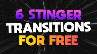 6 STINGER TRANSITIONS FOR FREE DOWNLOAD