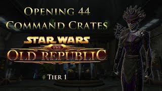 SWTOR Opening 44 Tier 1 Command Crates Sorcerer