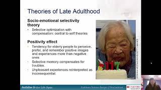 Late Adulthood The Social World Chapter 15 PS 223B