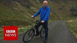 Cyclist recalls moment he found mystery body on the moor - BBC News