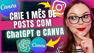 Como usar o ChatGPT para criar Posts do Instagram para 1 mês