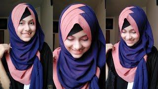 Criss Cross Hijab Tutorial  Easy Criss Cross Hijab tutorial  Noshin Nower 