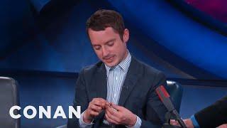 Elijah Wood Shows Off The One Ring  CONAN on TBS