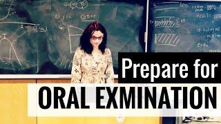 How to Prepare for an Oral Exam  Oral Examination Tips & Tricks