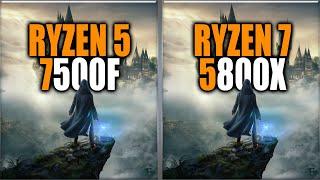 Ryzen 5 7500F vs 5800X Benchmarks - Tested in 15 Games and Applications