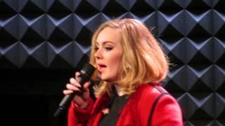 Adele sings Someone Like You @ Joes Pub NYC November 20 2015