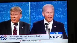 let me shut you down for a second - Joe Biden vs Donald Trump Presidential Debate 2020