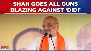 Amit Shah Bengal Rally Home Minister Goes All Guns Blazing Against Mamata Banerjee In Her Turf