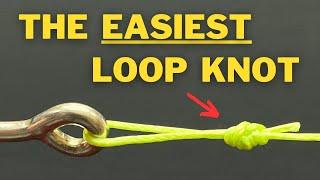 How to tie the EASIEST Loop Knot Surgeon Loop Knot