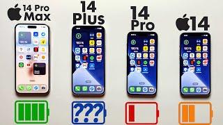 iPhone 14 Pro Max vs. 14 Plus14 Pro14 Ultimate Battery Test