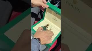 Unboxing Rolex Cosmograph Daytona In 18k Yellow Gold with Green Dial