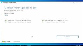 Updating Windows 10 to New Version 20h2