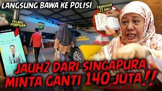 DITAGIH GANTI RUGI 140 JUTA SAMA WARGA SINGAPURA  BAWA KE JALUR HUKUM 