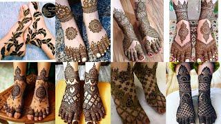Latest foot mehandi design Beautiful bridal pair ki mehndi design