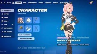 Nicole Demara Skin Fortnite x Zenless Zone Zero