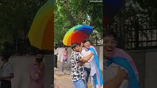 ️‍ Pride Parade  Delhi University  Pride Month  Do you Support them #lgbtq Community ⁉️