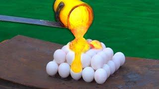 EXPERIMENT LAVA vs EGGS