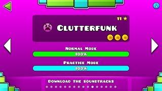 Geometry Dash - Level 11 Clutterfunk All Coins