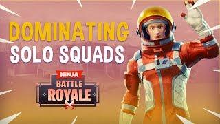 Dominating Solo Squads - Fortnite Battle Royale Gameplay - Ninja