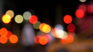 Blurry City Lights Loop  Free Stock Video  Full HD