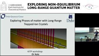 Exploring Phases of Matter in Long-Range Trapped-Ion Crystals  ▸  Or Katz Cornell