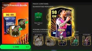 Thrilling TOTS Messi Pack Opening - Packed 99 Zidane FC Mobile 24