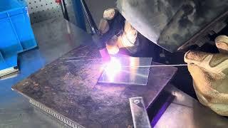 ANDELI TIG-250Pro ACDC AC mode TIG welding of 1mm aluminum plate