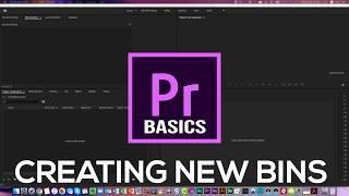 How To Create and Delete Bins in Premiere Pro